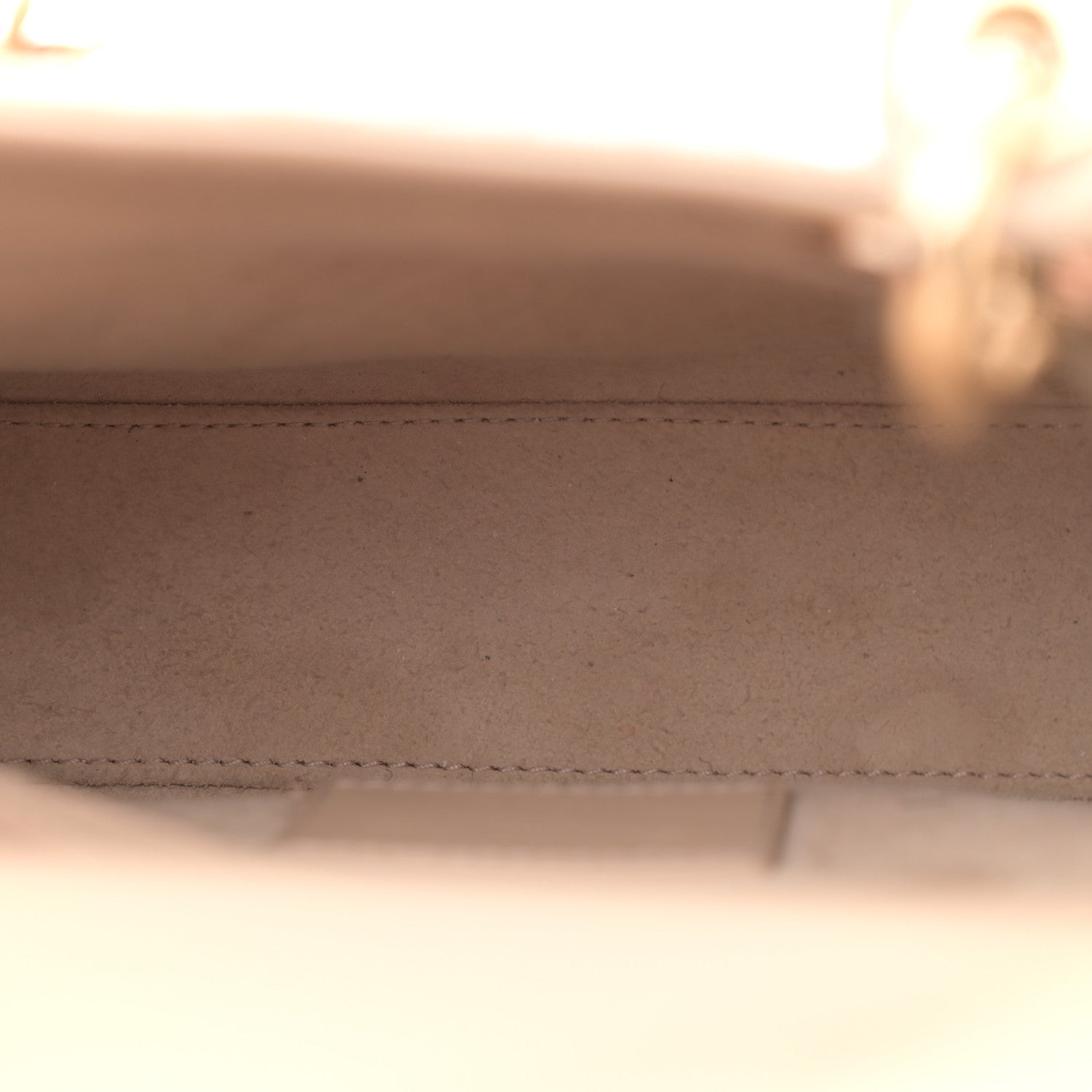 Patent Cannage Mini Lady Dior Beige - Image 5