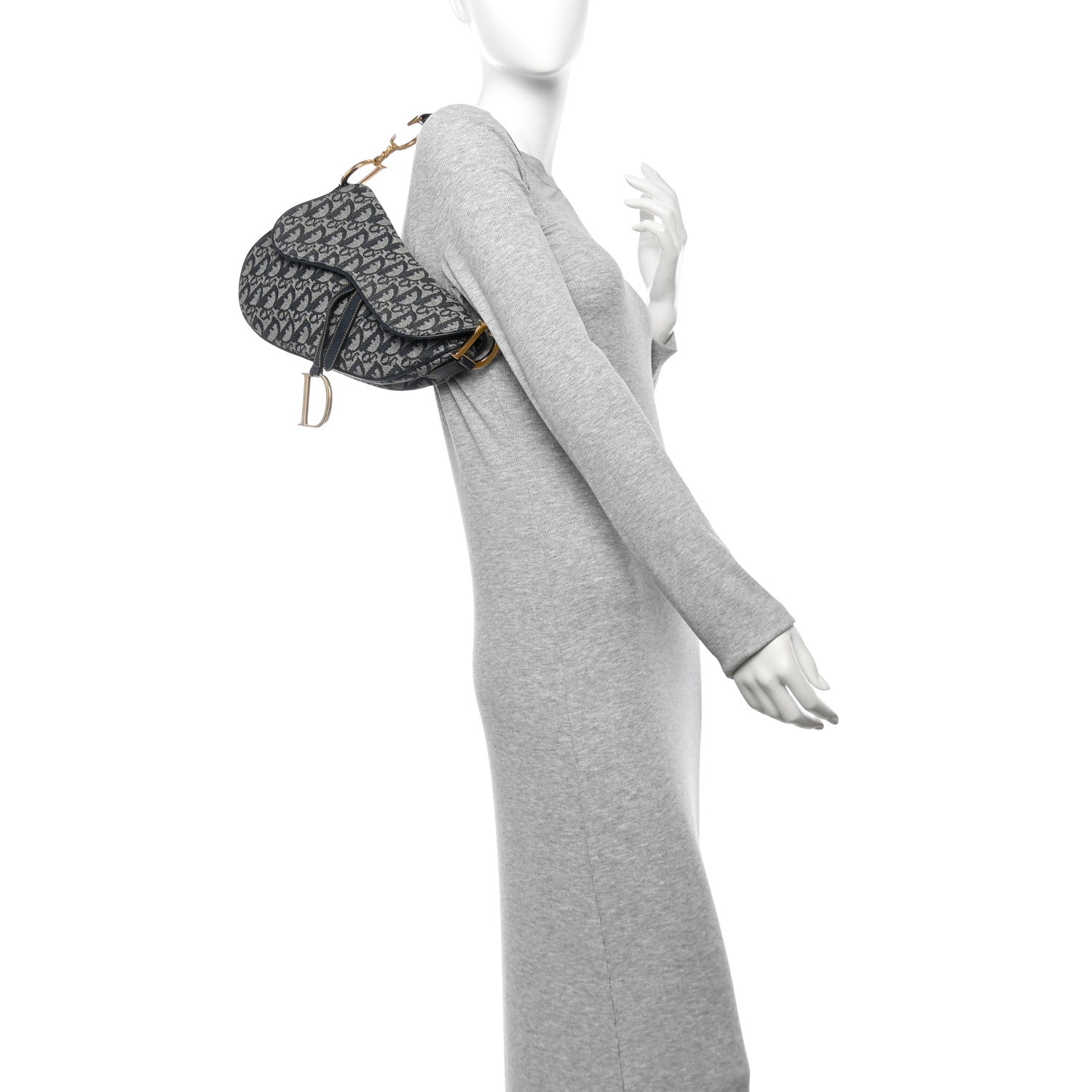 Monogram Saddle Bag Blue - Image 2