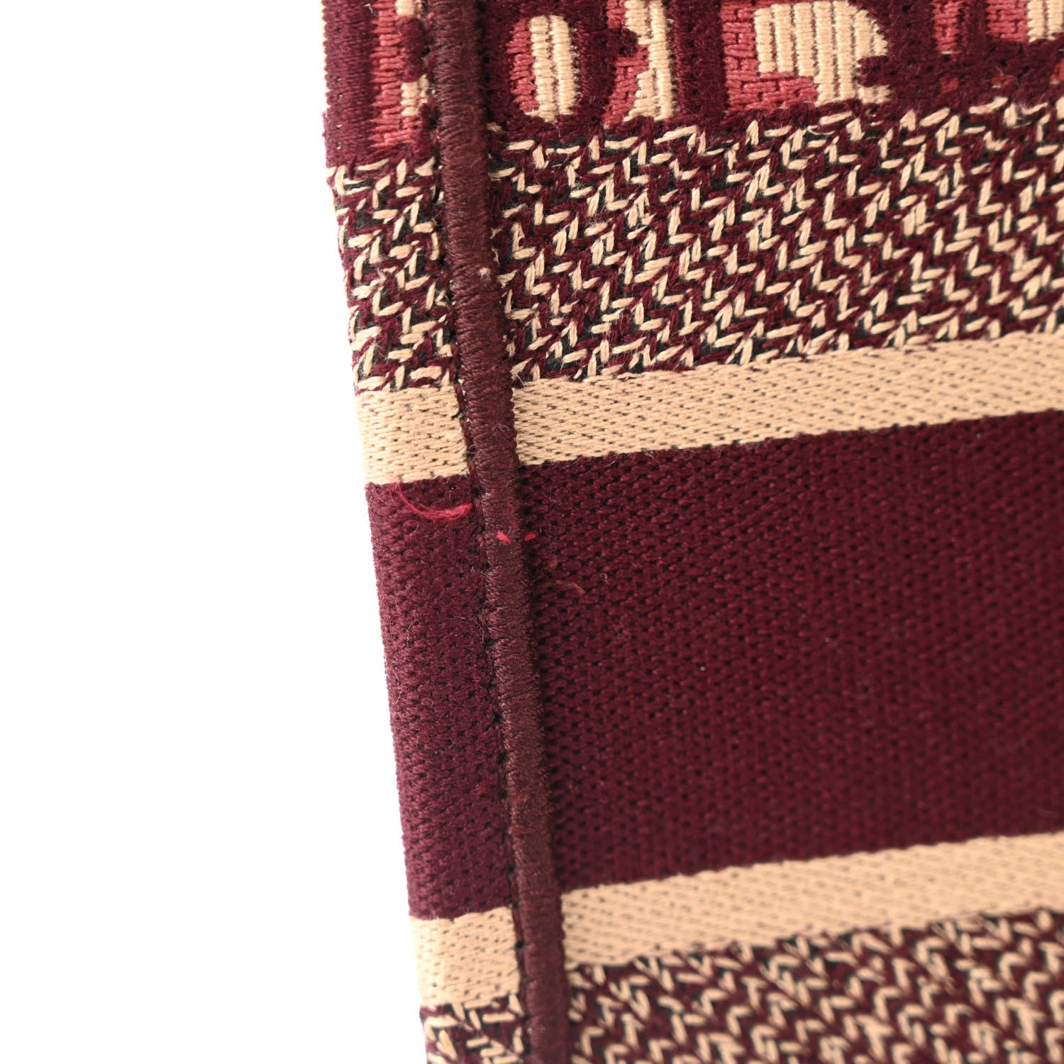 Oblique Large Book Tote Burgundy Multicolor - Image 12