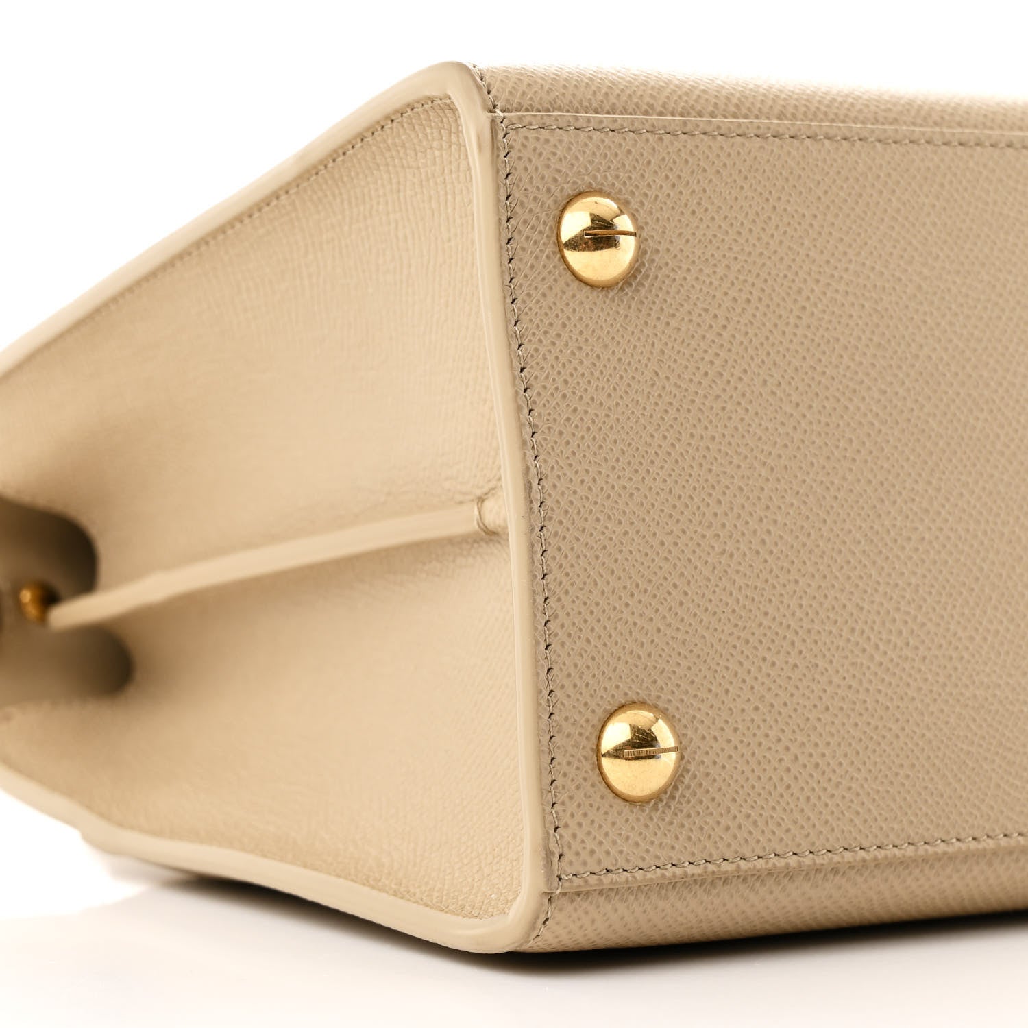 Grained Calfskin Medium St. Honore Tote Beige - Image 9