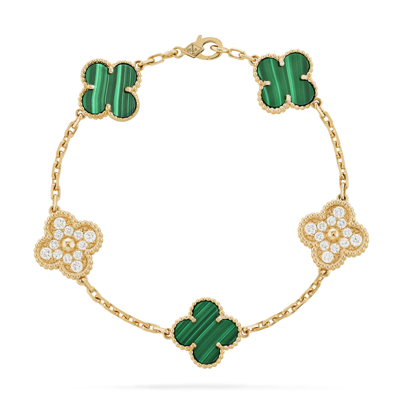 Vintage Alhambra bracelet, 5 motifs