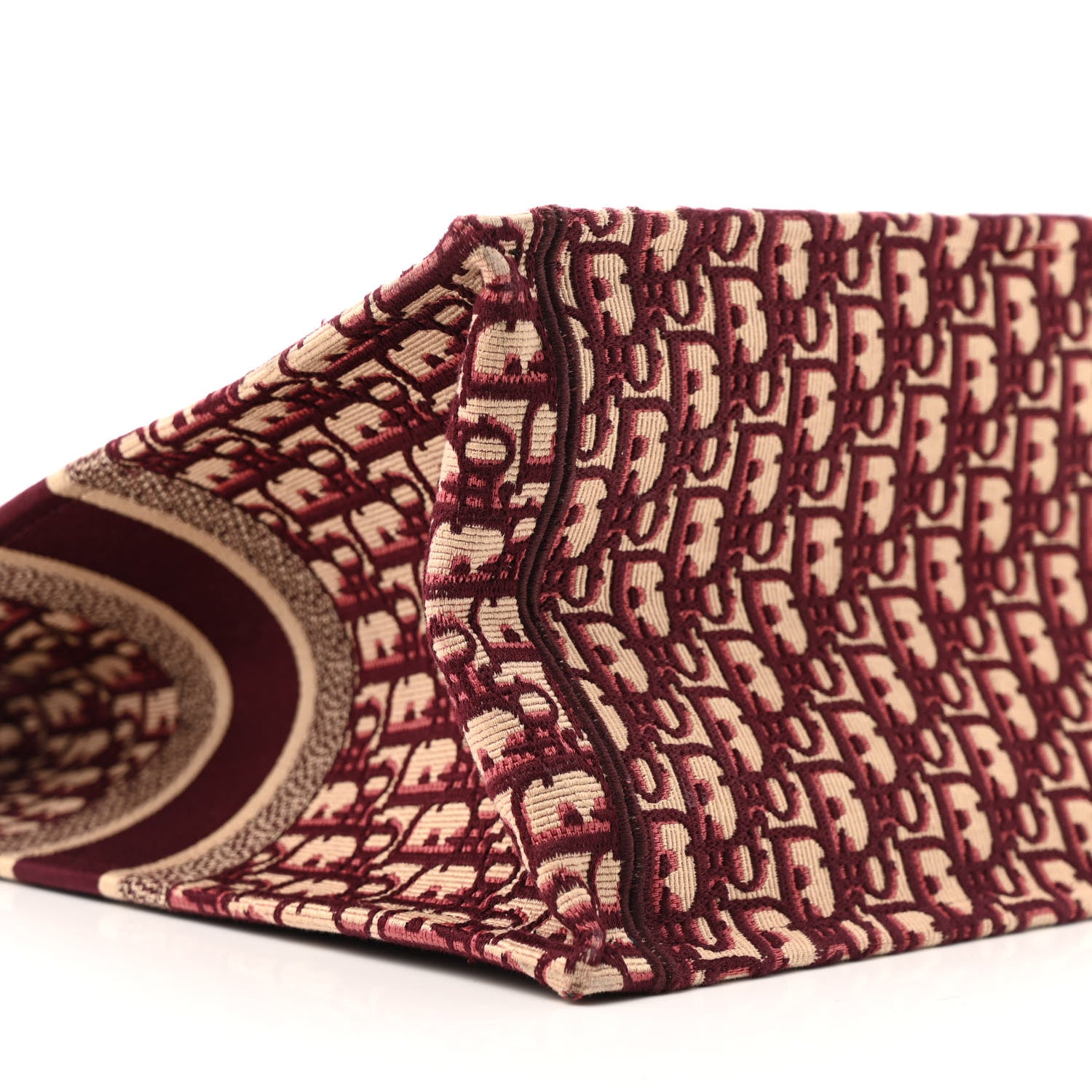 Oblique Large Book Tote Burgundy Multicolor - Image 9