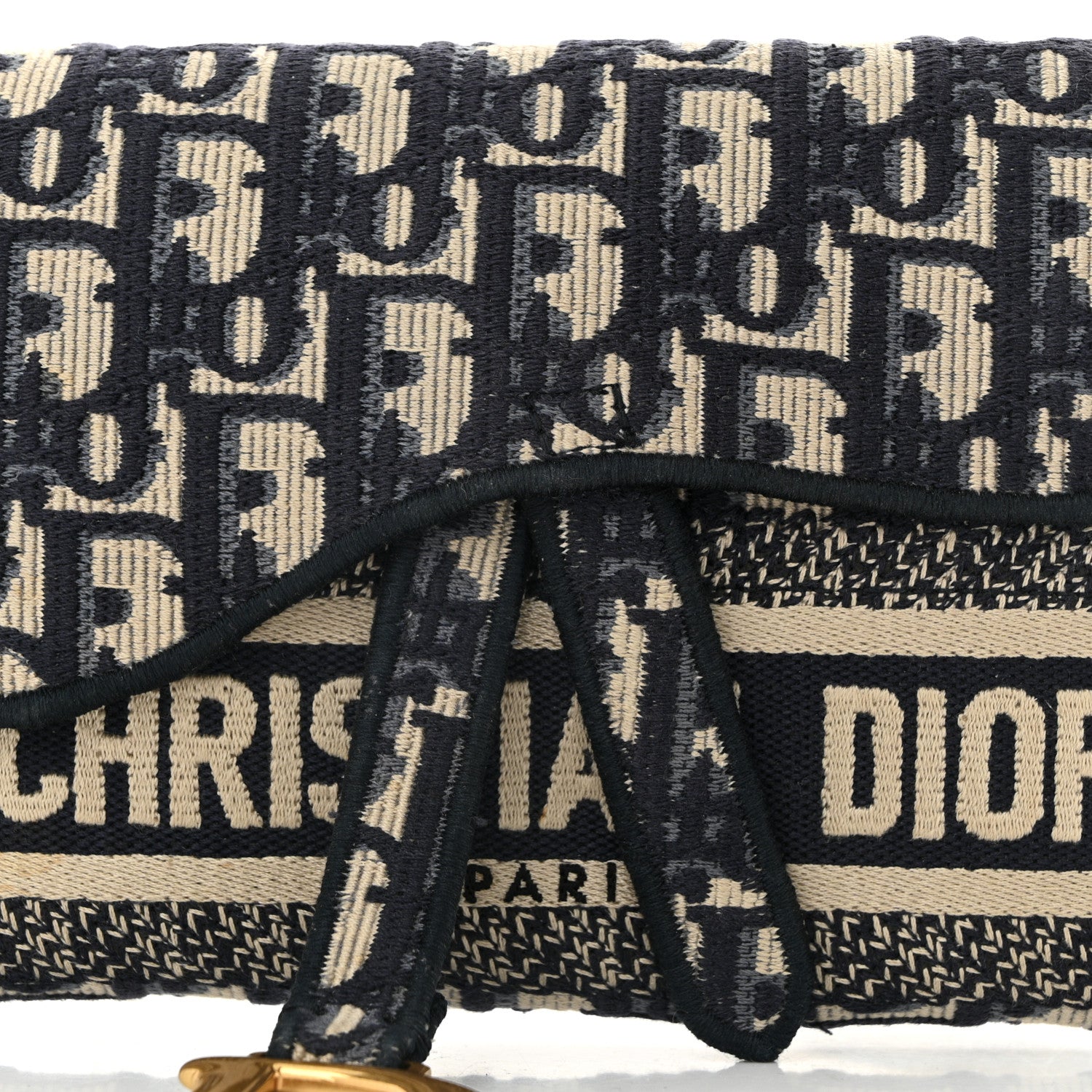 Oblique Slim Saddle Pouch Blue - Image 6