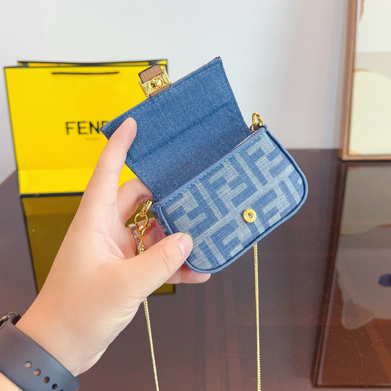 Fendi Nano Baguette Charm - Image 7