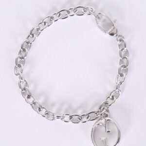1973 Detail Chain Bracelet Silver - 17cm