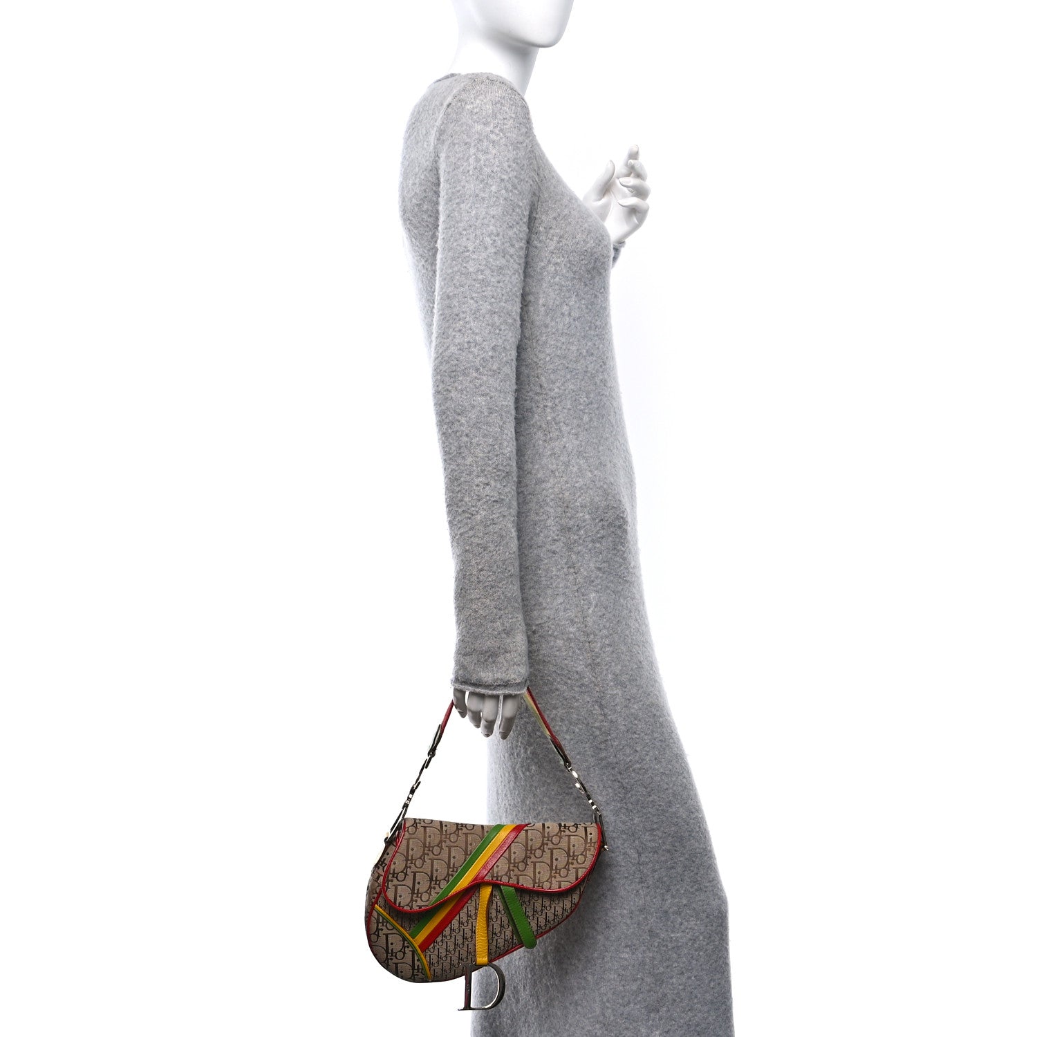 Monogram Rasta Saddle Bag Beige - Image 2