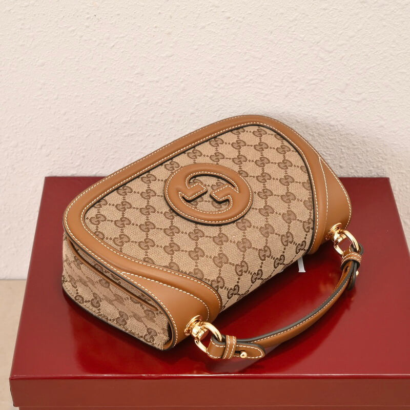 Gucci Blondie Brown Canvas 27x17cm - Image 20