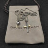 David Yurman Cable Classics Cross Amulet with 18K Yellow Gold