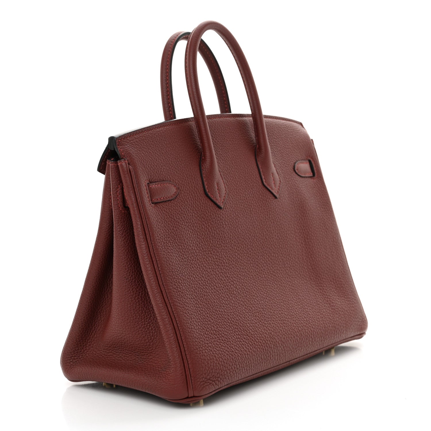 Birkin 35 Rouge H in Togo Leather with Gold Hardware - Image 4