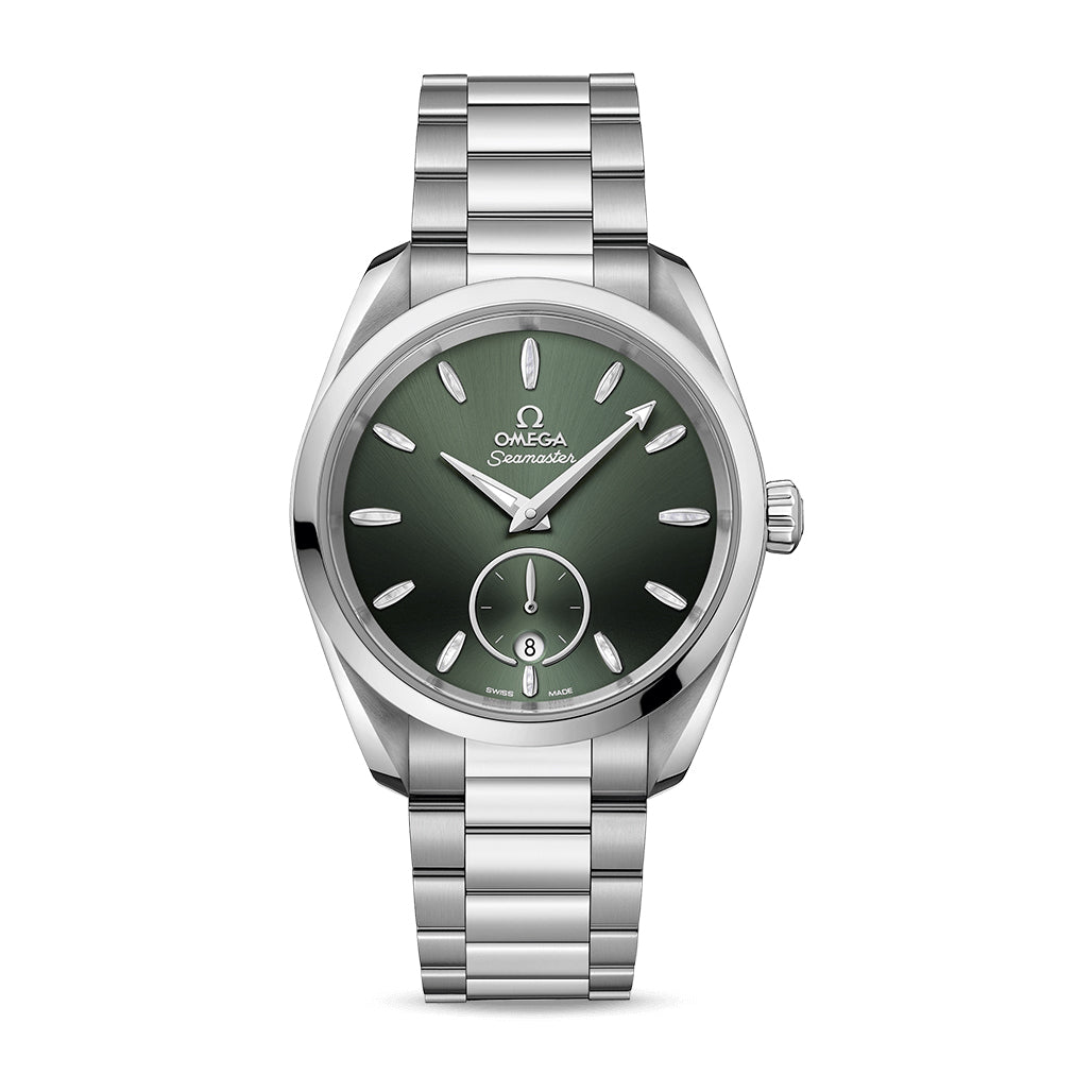 Omega Seamaster Aqua Terra 150M Small Seconds Watch, 38mm Green Dial, 220.10.38.20.10.001