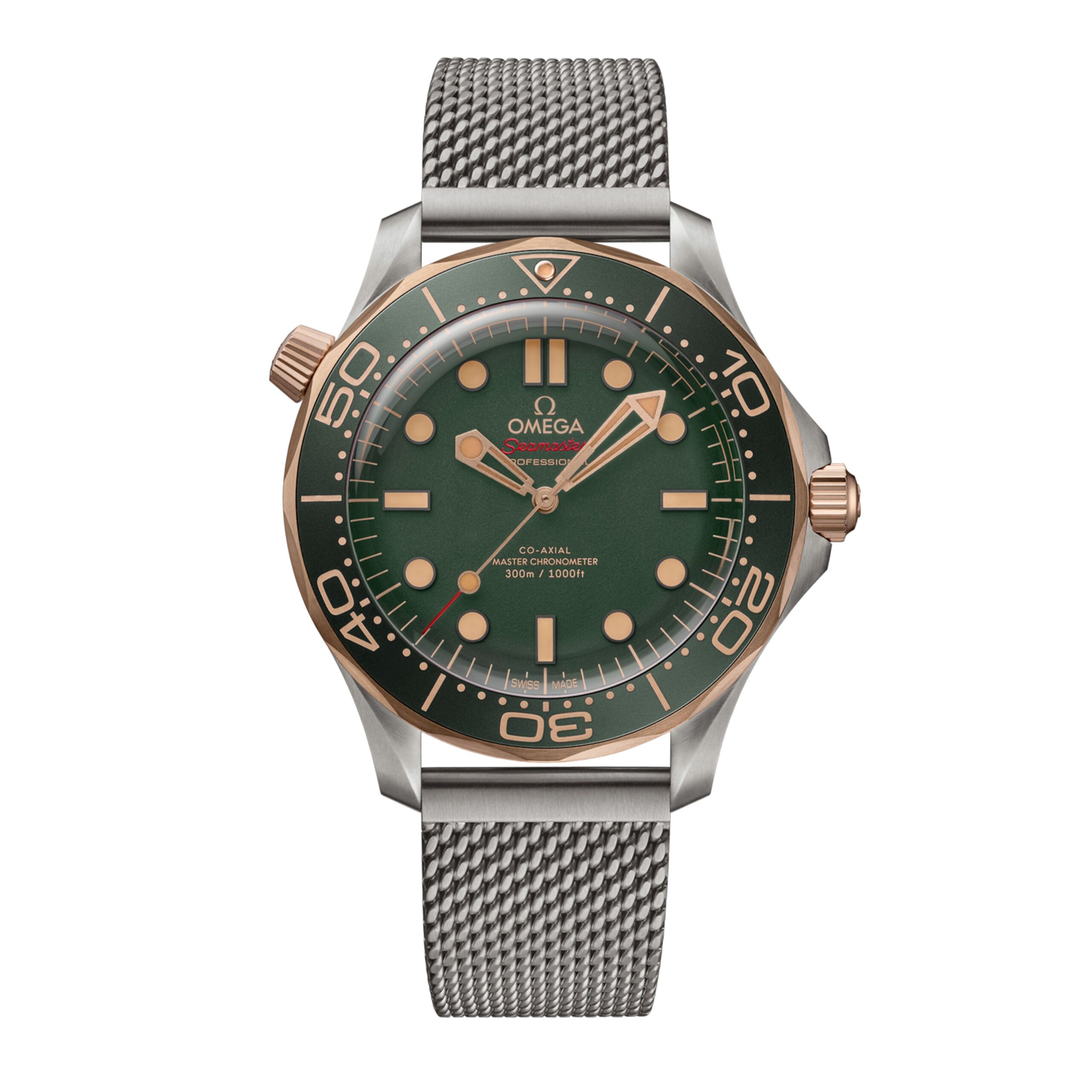 Omega Seamaster Diver 300m Watch, 42mm Green Dial, 210.90.42.20.10.001