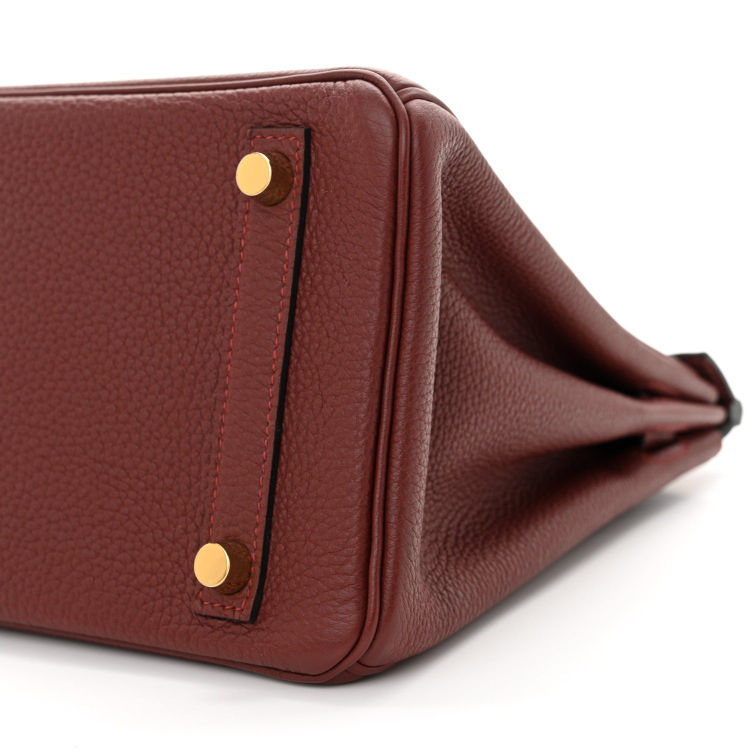 Birkin 35 Rouge H in Togo Leather with Gold Hardware - Image 8