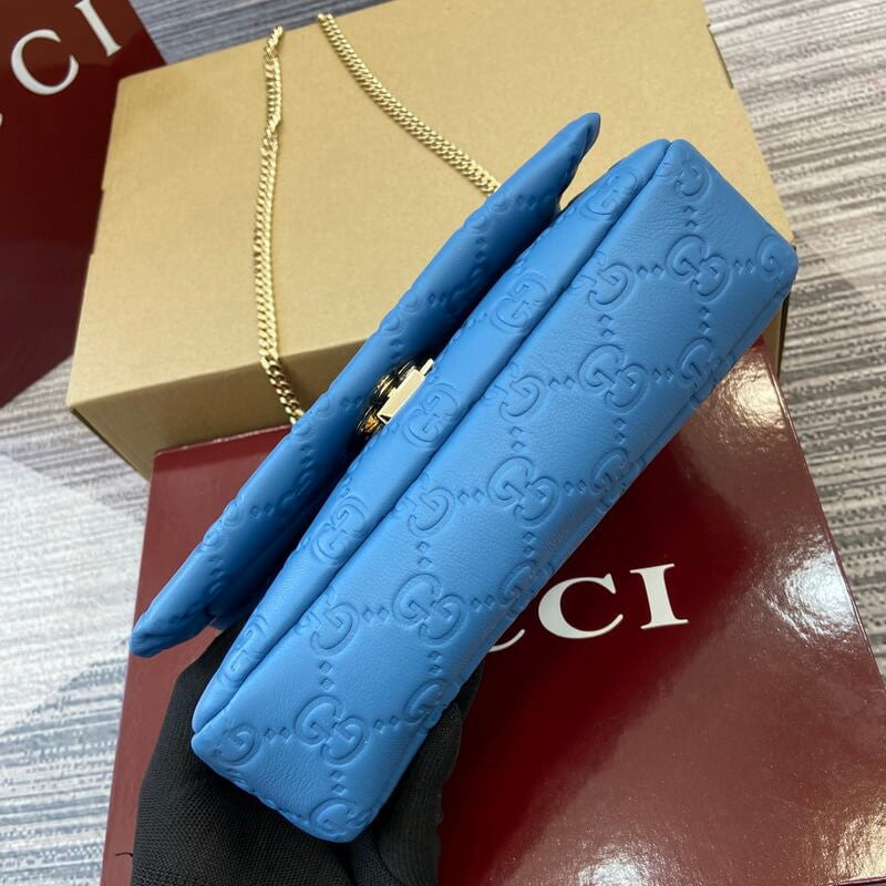 Gucci Milano Mini Puffy GG Embossed Leather - Image 21