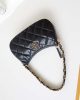 Chanel Aged Calfskin Quilted Small 19 Hobo Black - Image 5