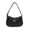 Chanel Aged Calfskin Quilted Small 19 Hobo Black