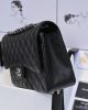 Chanel Large Classic Handbag Grained Calfskin & Silver Metal A58600 - Image 3