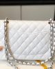CHANEL Classic Flap Handbag SILVER METAL - Image 5