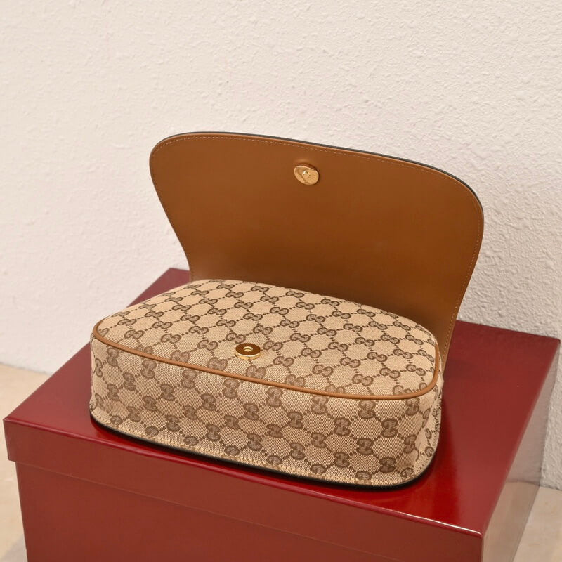 Gucci Blondie Brown Canvas 27x17cm - Image 24