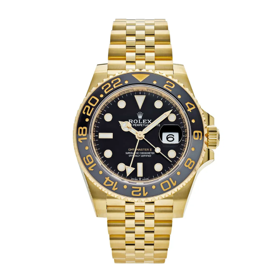Rolex GMT-Master II 116718LN “Yellow Gold Black Dial” Next Level Replica - Image 2