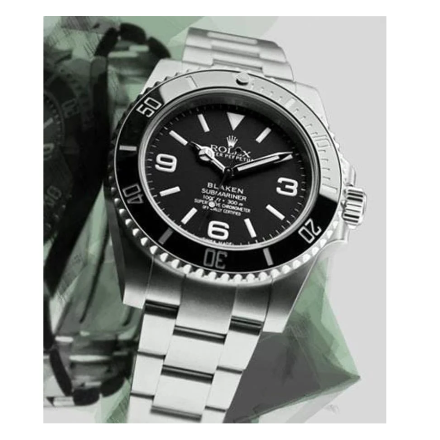 Rolex Submariner 6190 Blaken “Black Dial” Mirror Clone Quality - Image 5