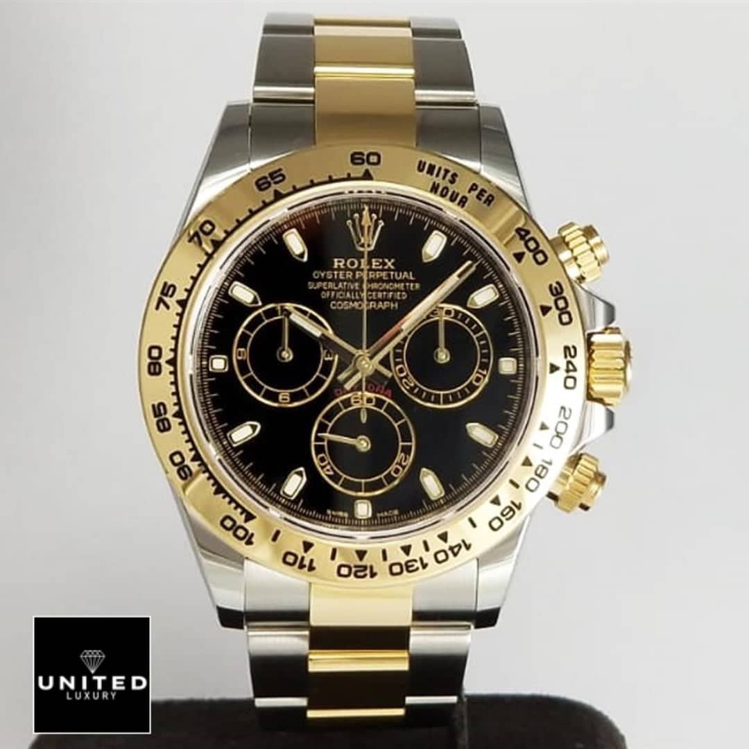 Rolex Daytona 116523 "Black Rolesor" Signature Replica 1:1 Yeni Proje 42 Rolex Daytona Gold & Steel Black Dial 116503 Replica