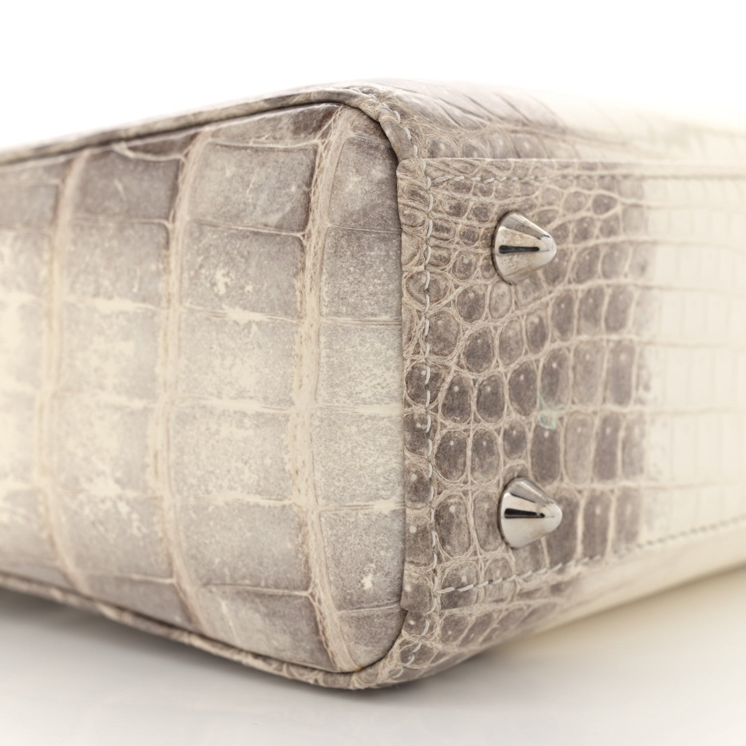 Niloticus Crocodile Himalaya Crystal Small Lady Dior White - Image 7