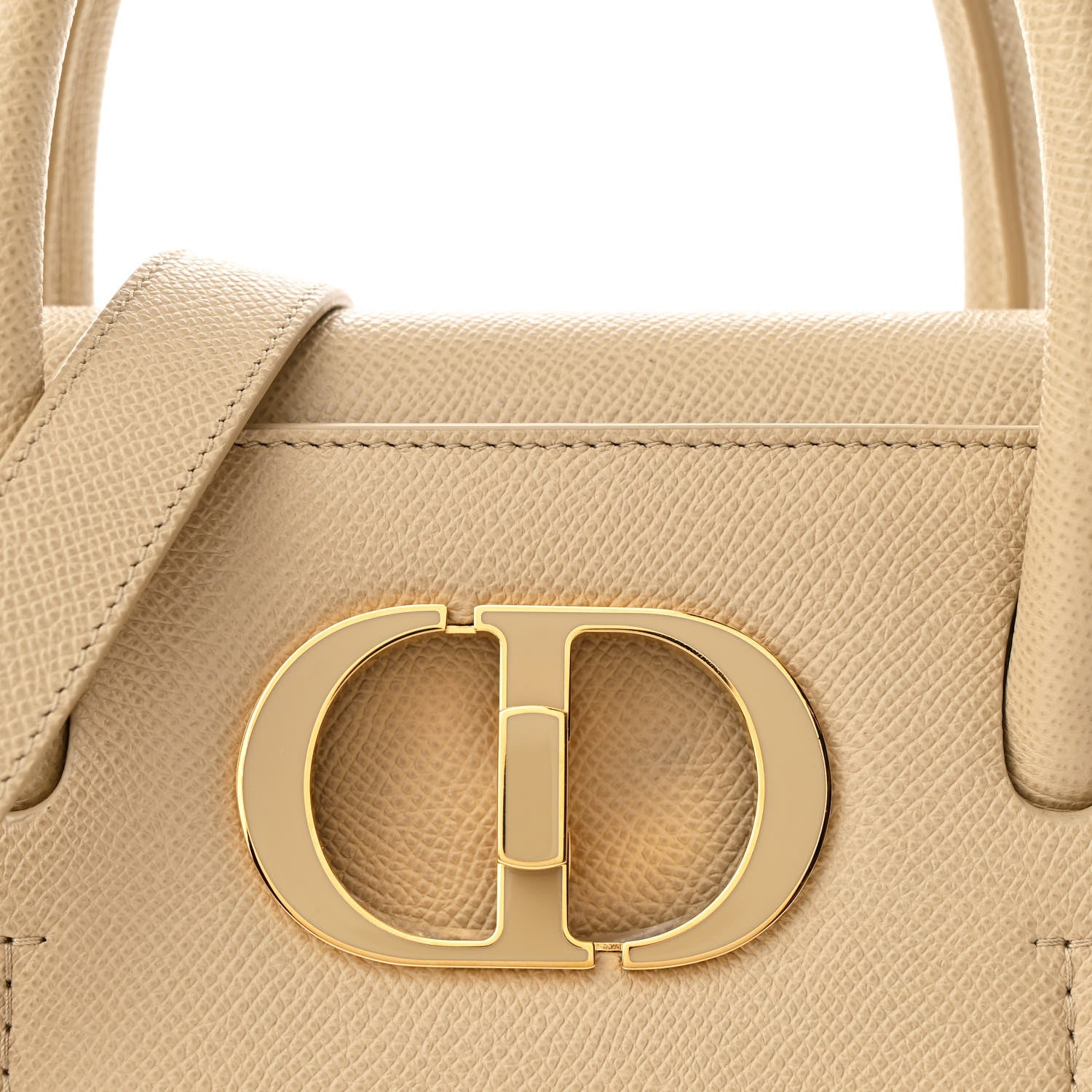 Grained Calfskin Medium St. Honore Tote Beige - Image 8