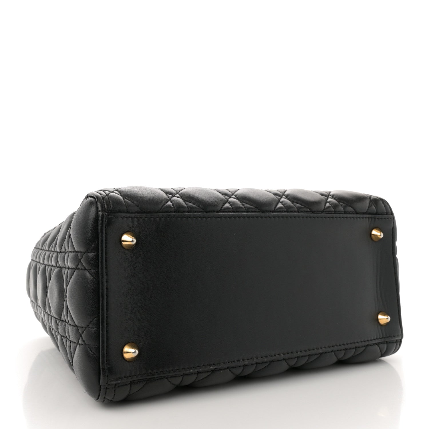 Lambskin Cannage Medium Lady Dior Black - Image 3