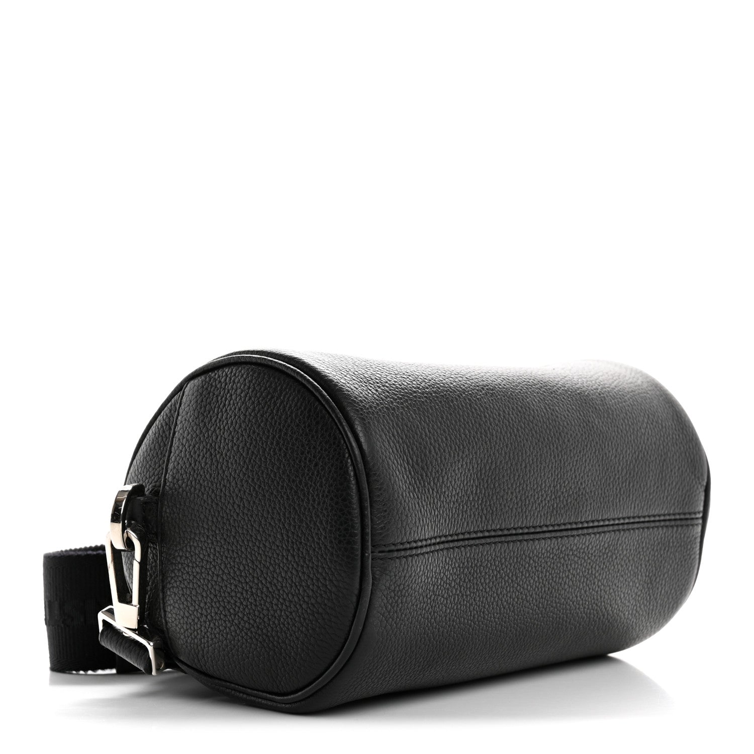 HOMME Grained Calfskin Mens Roller Messenger Black - Image 3