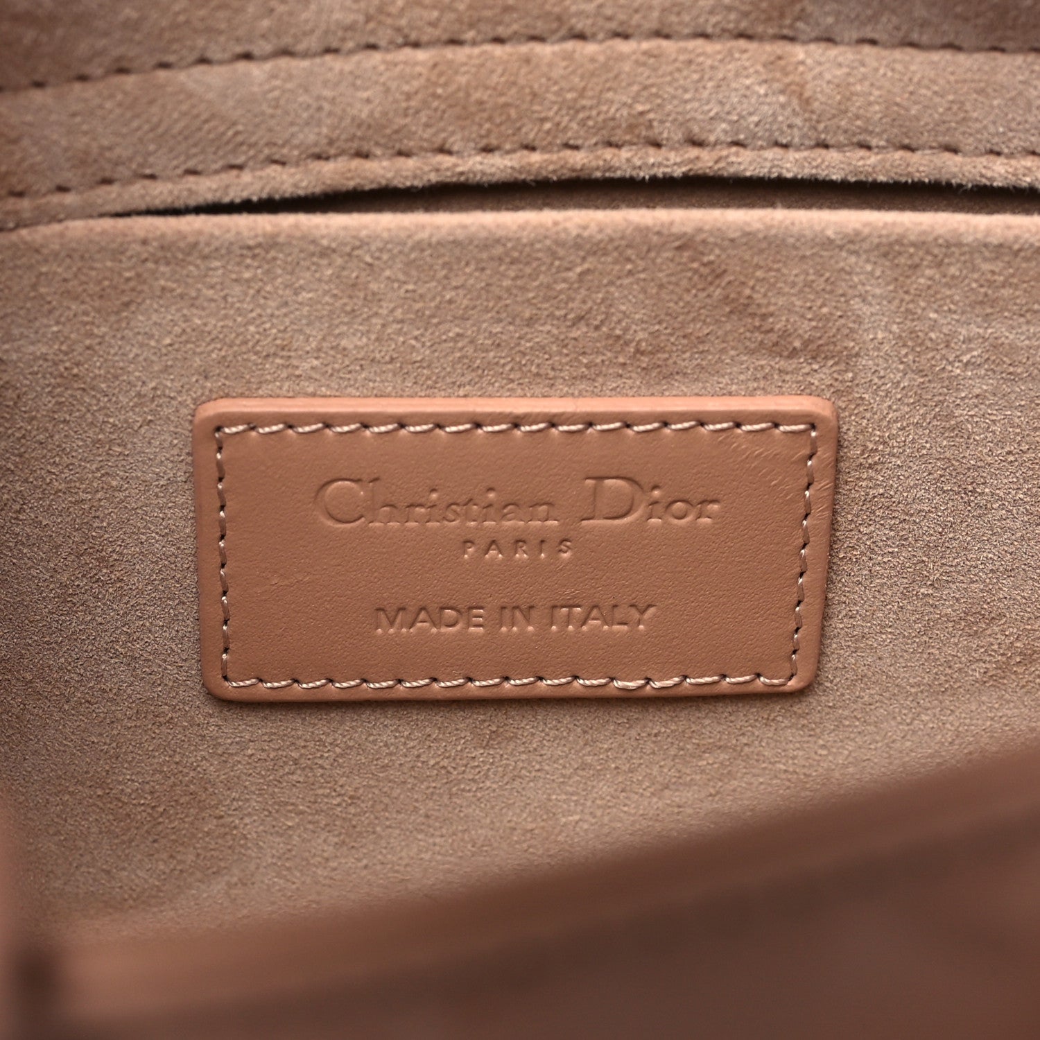 Calfskin Cannage Diamond Medium Lady D-Joy Rose Des Vents - Image 6