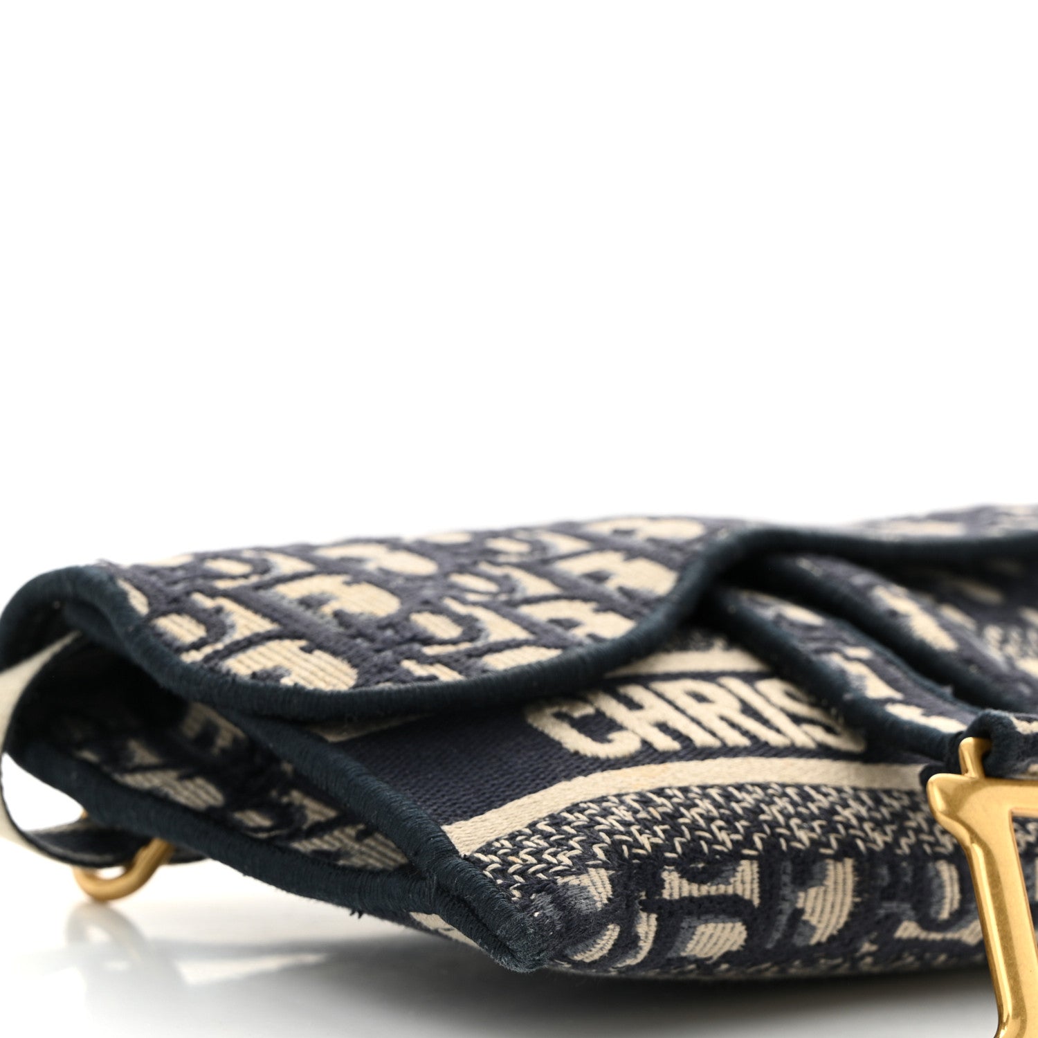 Oblique Slim Saddle Pouch Blue - Image 7