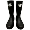 Chanel rain boots