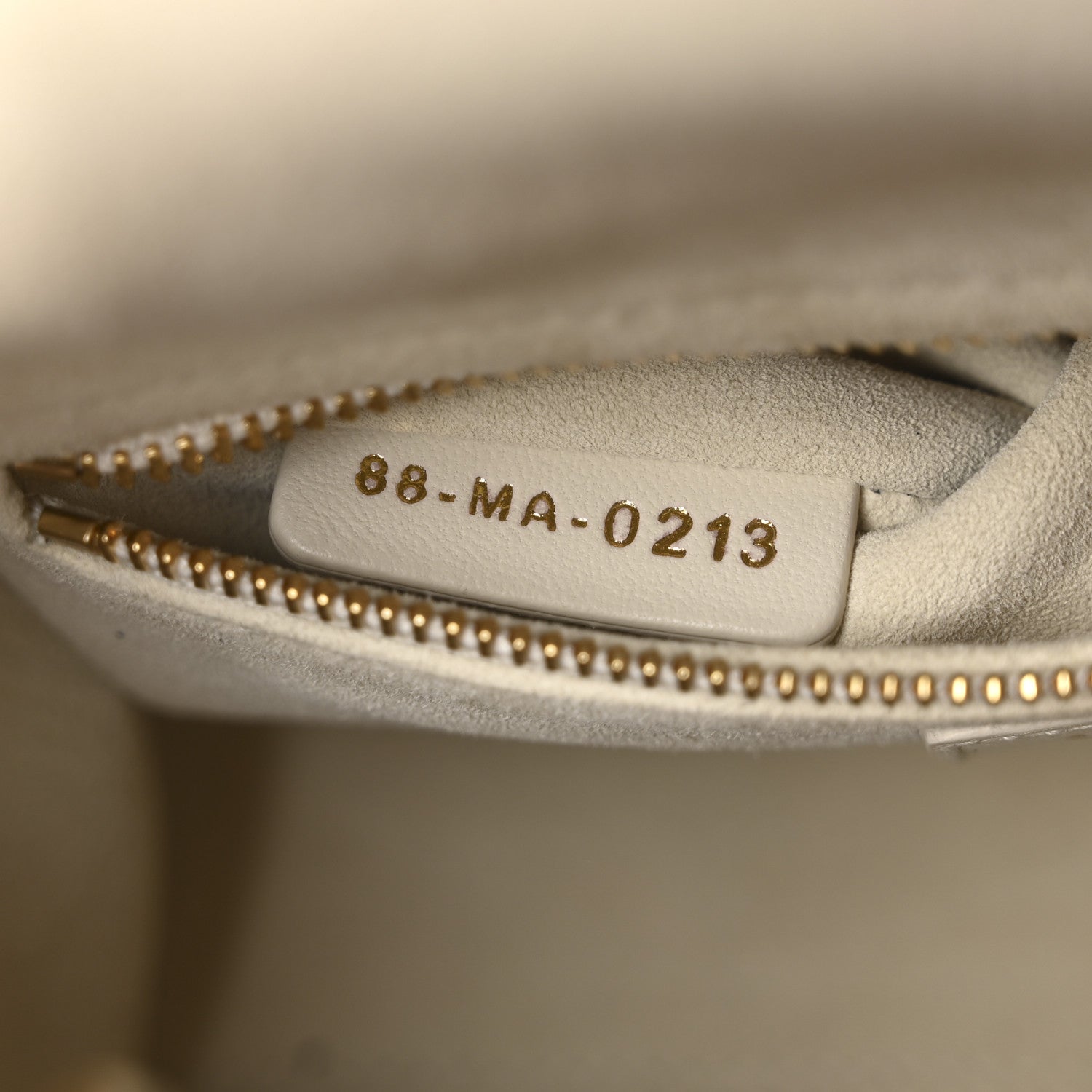 Lambskin Cannage Small My ABCDior Lady Dior White - Image 8