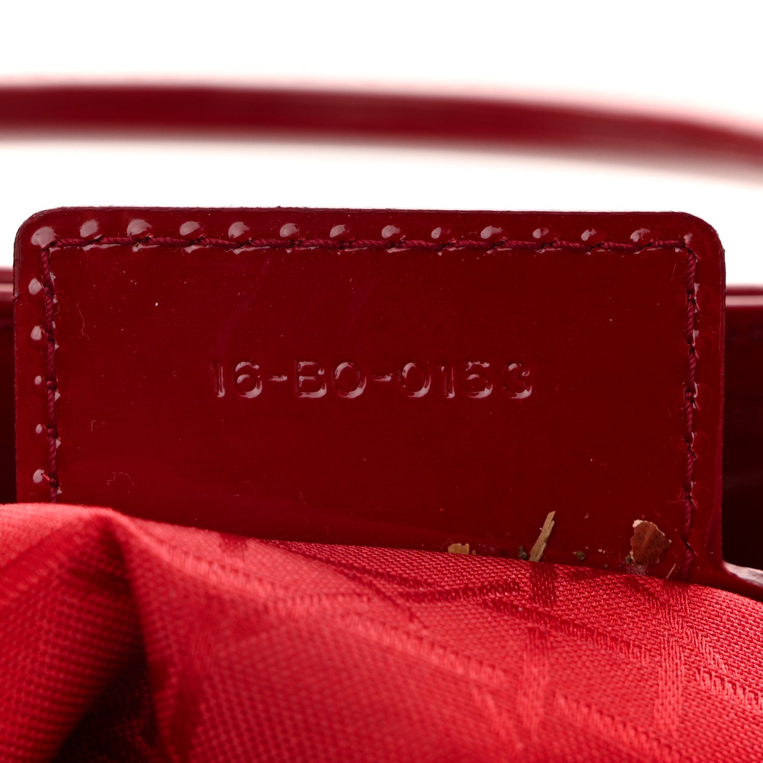 Patent Cannage Medium Lady Dior Red - Image 5