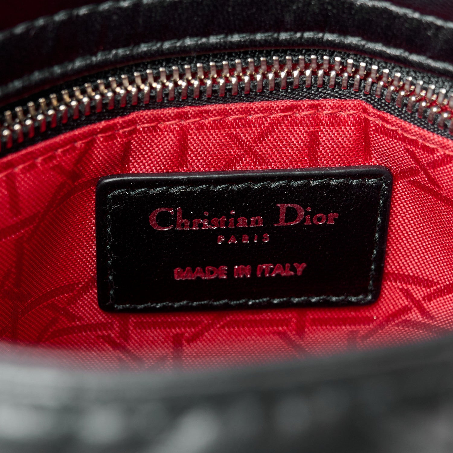 Lambskin Cannage Mini Lady Dior Black - Image 5