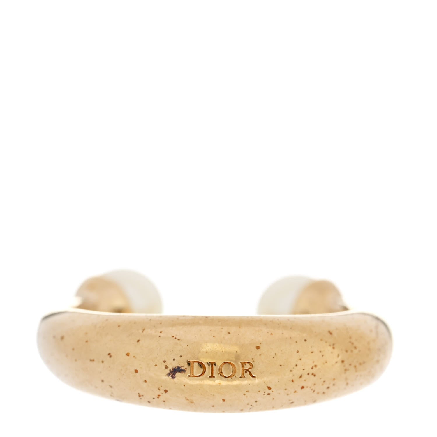 Metal Pearl Ring Gold 53 6.5 - Image 3