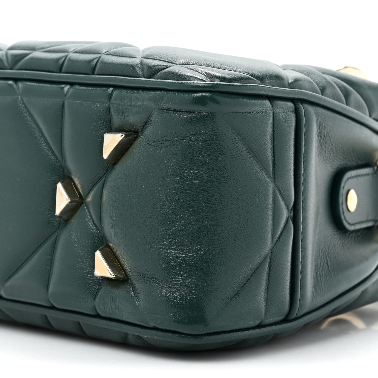 Calfskin Cannage Mini The Lady 95.22 Dark Green - Image 7