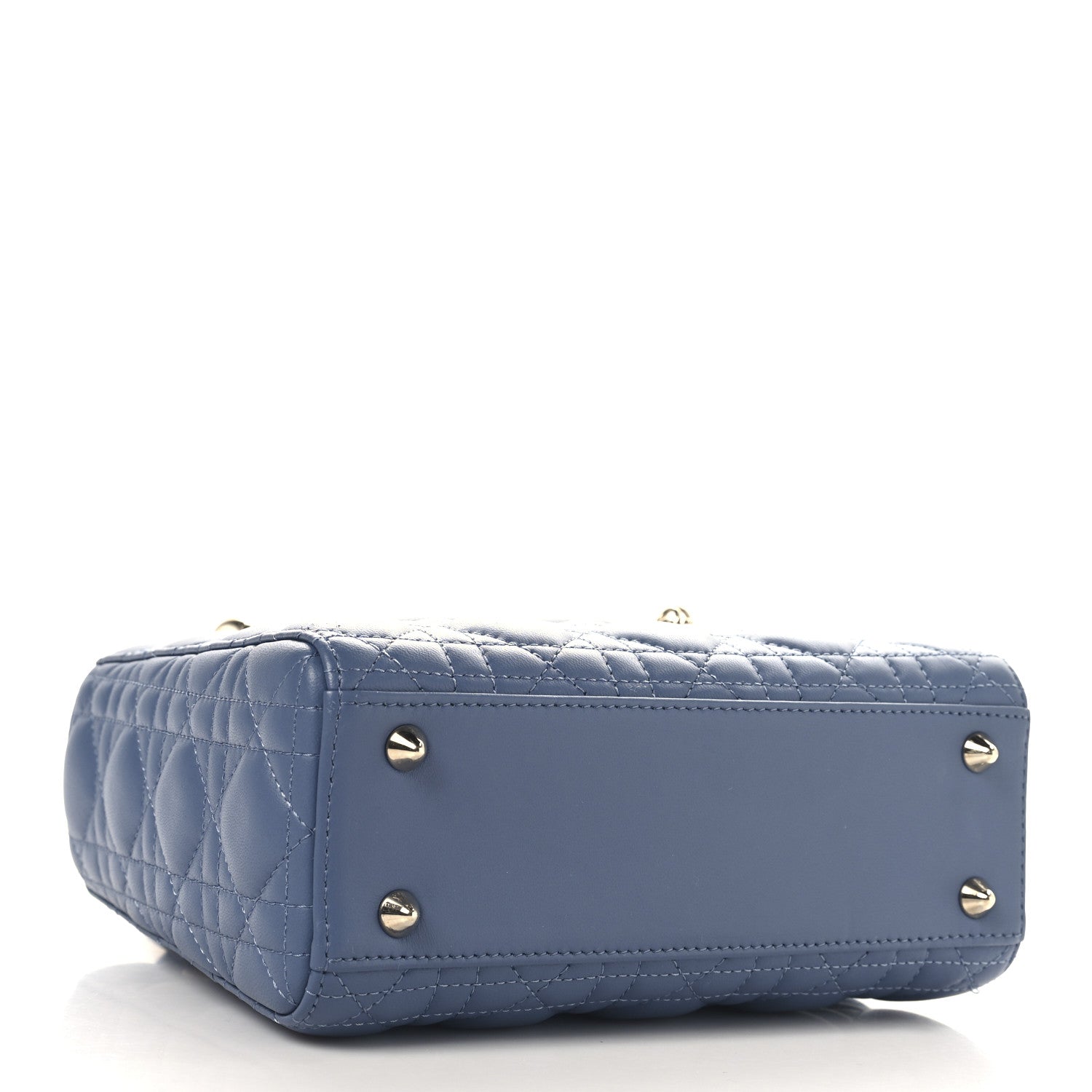 Lambskin Cannage Small My ABCDior Lady Dior Denim Blue - Image 3