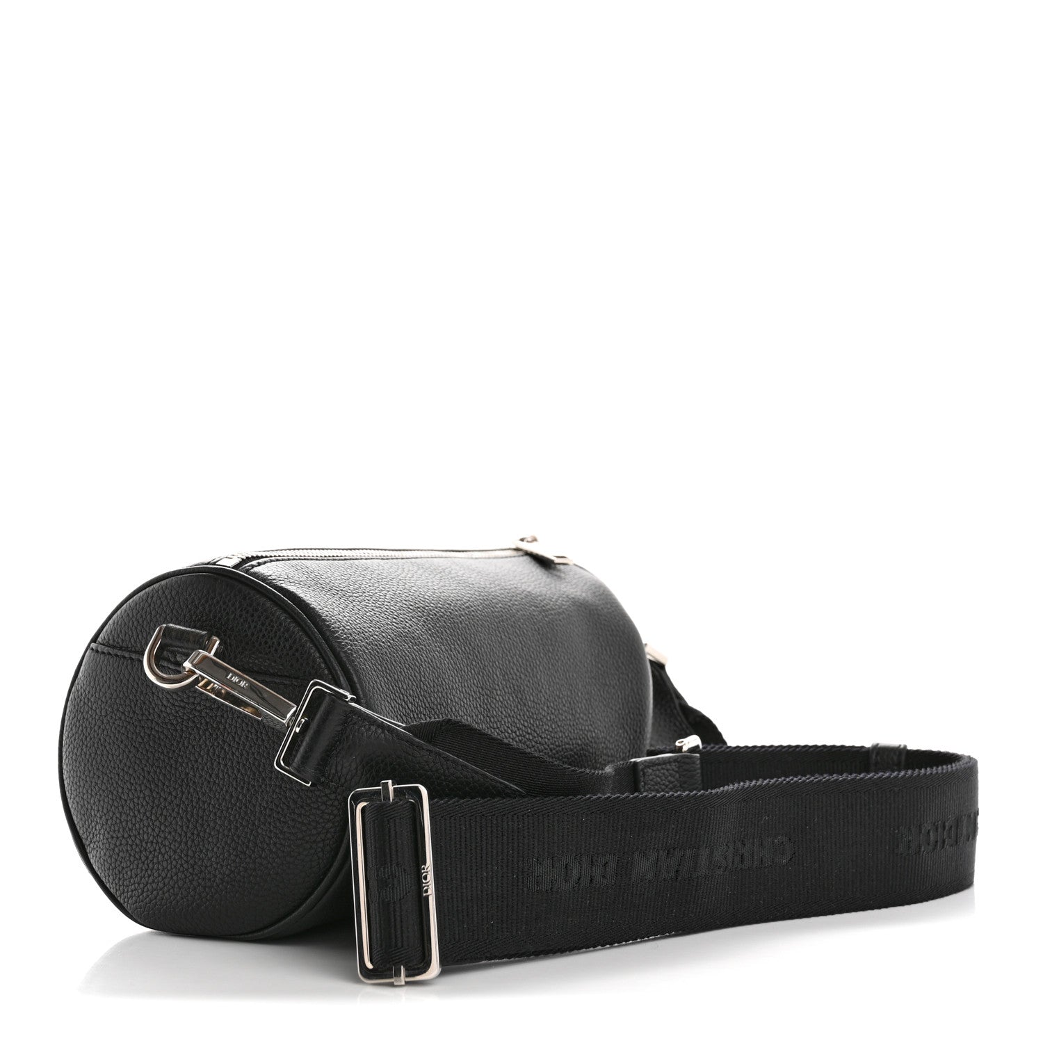 HOMME Grained Calfskin Mens Roller Messenger Black - Image 2