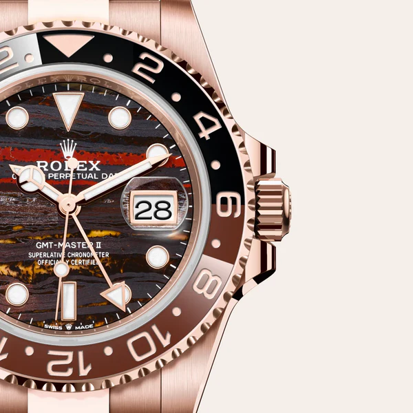 Rolex GMT-Master II "Root Beer" Tiger Iron Dial Rose Gold Oyster 126715CHNR - 2025 New Release - Image 4
