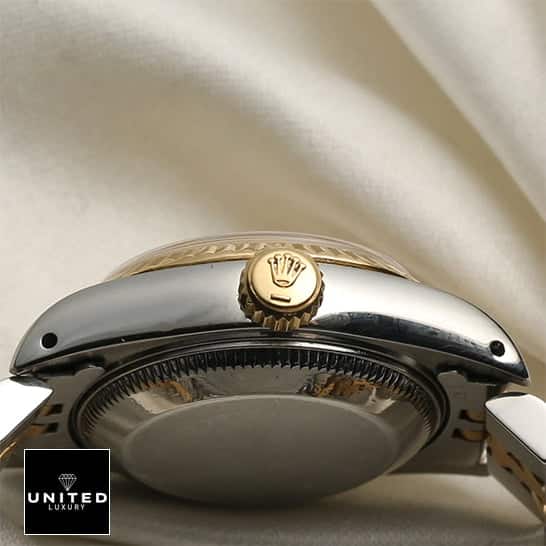 Rolex Datejust Yellow Gold Steel Diamond Dial 69173 "Jubilee" High-End Replica 1:1 rolex 69173 diamond replica21