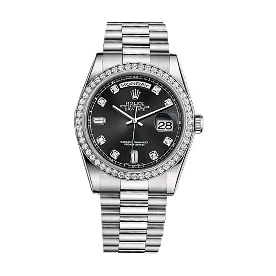 Rolex Day-Date White Diamond 228349RBR First-Class Clone - Image 2