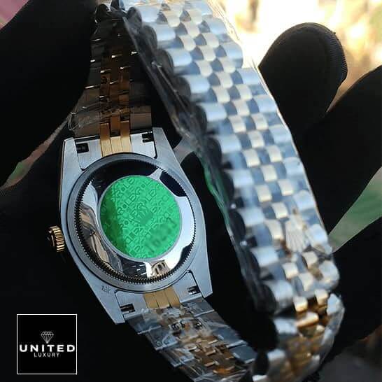 Rolex Day-Date 128238 "Yellow Gold" High-End Clone 1:1 rolex day date 38mm mop replica3 Rolex Day-Date 128238 MOP Two Tone Jubilee Replica stainless steel case