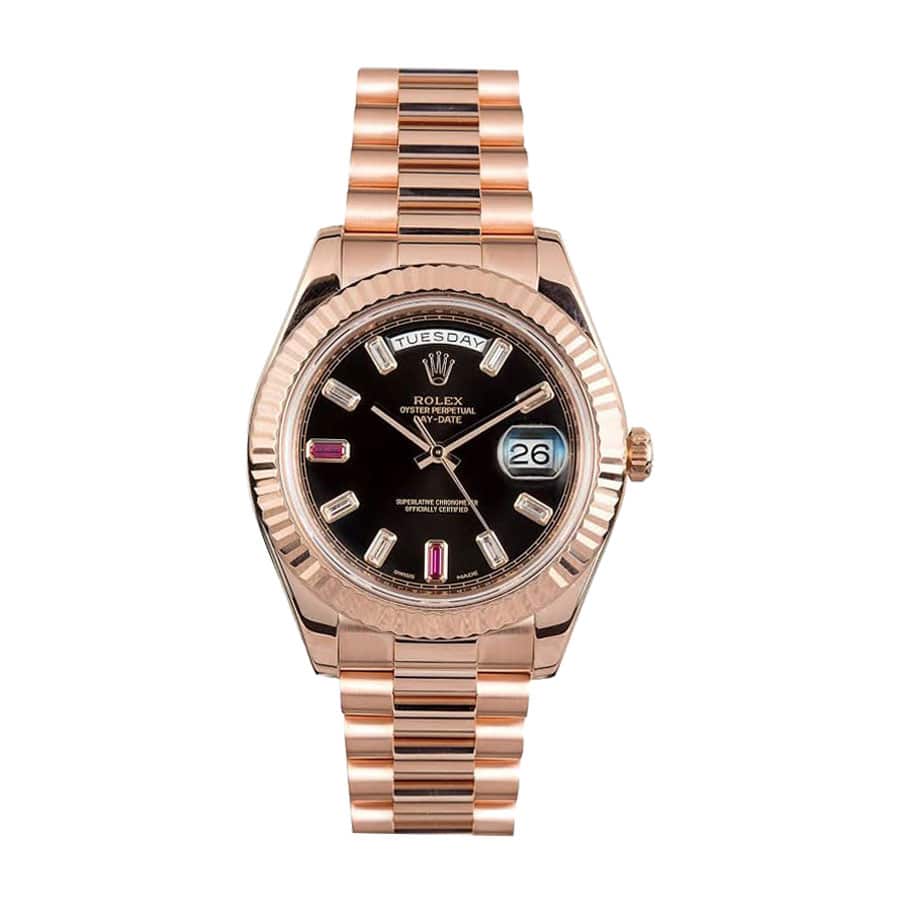 Rolex Day-Date II 218235 “Black Dial” Premium Replica 1:1 - Image 2
