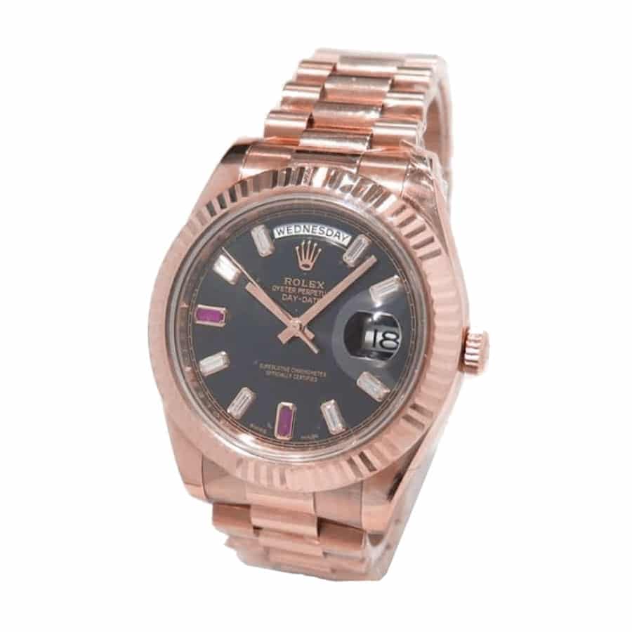 Rolex Day-Date II 218235 “Black Dial” Premium Replica 1:1