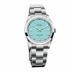rolex-oyster-perpetual-aqua-dial-left-126000