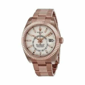 rolex-sky-dweller-rose-gold-white-dial-326935-oyster-replica