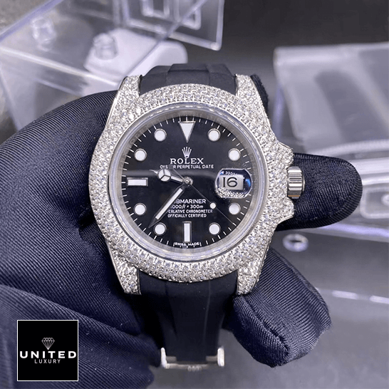 Rolex Submariner 116336 Black Dial Replica front view