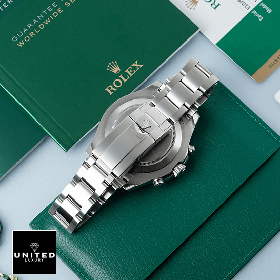 Rolex Yacht-Master II 116689 White Gold 1:1 Master Replica rolex yacht master 116689 0001 replica bracelet Rolex 116689-0001 Stainless Steel Replica on the warranty card