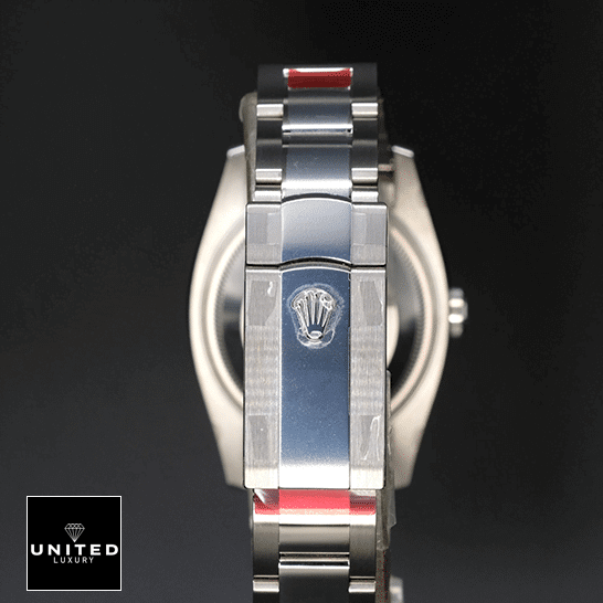 Rolex Datejust 116200-0079 Exclusive Clone Edition rolex datejust 116200 Steel automatic champagne silver replica clasp unitedluxurynet 1 Rolex Datejust 116200 Replica Stainless Steel clasp